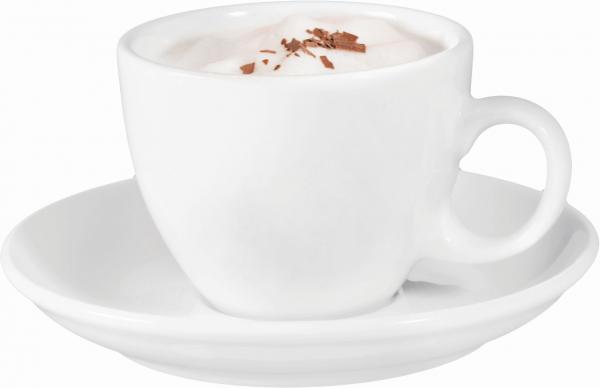 Meran Cappuccinotasse Bistro 0,22 l. mit Unterteller